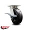 Service Caster 6 Inch Kingpinless Phenolic Wheel Swivel Caster with Brake SCC-KP30S620-PHR-SLB - alternate 2